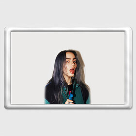 Магнит 45*70 с принтом BILLIE EILISH в Белгороде, Пластик | Размер: 78*52 мм; Размер печати: 70*45 | ayelish | bad guy | bellyache | bilie eilish | bilie elish | billie | billie eilish | eilish | electronic | elish | music | били айлиш | билли айлиш | эйлиш | элиш