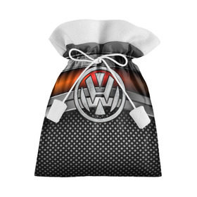 Подарочный 3D мешок с принтом Volkswagen Metal в Белгороде, 100% полиэстер | Размер: 29*39 см | Тематика изображения на принте: volkswagen | авто | волксваген | вольсваген | железо | кольчуга | лого авто | метал | металлическая | сетка | сталь | цепи