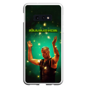 Чехол для Samsung S10E с принтом Rammstein в Белгороде, Силикон | Область печати: задняя сторона чехла, без боковых панелей | Тематика изображения на принте: amerika | art | germany | logo | rammstein | rock | till lindemann | арт | германия | группа | логотип | музыка | немецкая группа | немцы | песня | раммштайн | рамштайн | рок