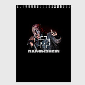 Скетчбук с принтом Rammstein в Белгороде, 100% бумага
 | 48 листов, плотность листов — 100 г/м2, плотность картонной обложки — 250 г/м2. Листы скреплены сверху удобной пружинной спиралью | amerika | art | germany | logo | rammstein | rock | till lindemann | арт | германия | группа | логотип | музыка | немецкая группа | немцы | песня | раммштайн | рамштайн | рок