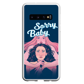 Чехол для Samsung Galaxy S10 с принтом Sorry Baby в Белгороде, Силикон | Область печати: задняя сторона чехла, без боковых панелей | Тематика изображения на принте: eve | killing eve | oksana astankova | villanelle | вилланель | ева | оксана