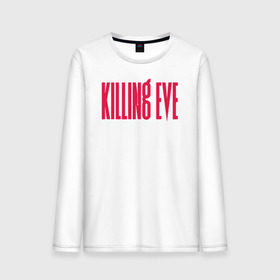 Мужской лонгслив хлопок с принтом Killing Eve logo в Белгороде, 100% хлопок |  | Тематика изображения на принте: eve | killing eve | oksana astankova | villanelle | вилланель | ева | оксана