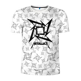 Мужская футболка 3D спортивная с принтом METALLICA в Белгороде, 100% полиэстер с улучшенными характеристиками | приталенный силуэт, круглая горловина, широкие плечи, сужается к линии бедра | metallica | metallica logo | rock | метал группа | металл | металлика логотип | музыка | рок | трэш метал | хеви метал