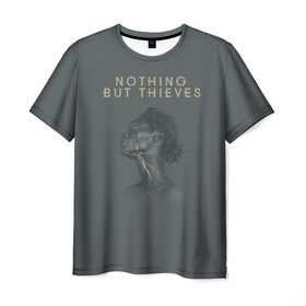 Мужская футболка 3D с принтом Nothing But Thieves в Белгороде, 100% полиэфир | прямой крой, круглый вырез горловины, длина до линии бедер | 
