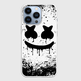 Чехол для iPhone 13 Pro с принтом MARSHMELLO MELT | МАРШМЕЛЛО в Белгороде,  |  | america | dj | marshmello | usa | америка | брызги | краски | маршмелло