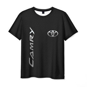 Мужская футболка 3D с принтом Toyota Camry в Белгороде, 100% полиэфир | прямой крой, круглый вырез горловины, длина до линии бедер | toyota | абстракция | авто | автомобиль | лого | логотип | машина | таета | тоета | тойота
