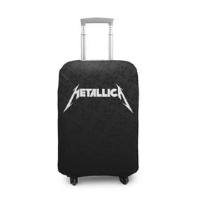 Чехол для чемодана 3D с принтом METALLICA (НА СПИНЕ) в Белгороде, 86% полиэфир, 14% спандекс | двустороннее нанесение принта, прорези для ручек и колес | lindemann | lm | rammstein | rock | кристиан лоренц | линдеманн | лм | музыка | рамштайн | рок | тилль линдеманн