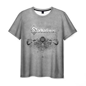 Мужская футболка 3D с принтом Sabaton в Белгороде, 100% полиэфир | прямой крой, круглый вырез горловины, длина до линии бедер | metal | rock | sabaton | мерч | метал | рок | рок группа | рок музыка | рокер | сабатон | швеция