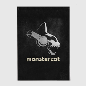 Постер с принтом Monstercat в Белгороде, 100% бумага
 | бумага, плотность 150 мг. Матовая, но за счет высокого коэффициента гладкости имеет небольшой блеск и дает на свету блики, но в отличии от глянцевой бумаги не покрыта лаком | monstercat | клуб | клубная музыка | кот | котенок | кошка | лейбл | монстар | монстар кет | монстер | музыка | танцевальная музыка | электронная | электронная музыка