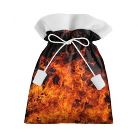 Подарочный 3D мешок с принтом Огонь в Белгороде, 100% полиэстер | Размер: 29*39 см | Тематика изображения на принте: fire | flame | огонь | пламя