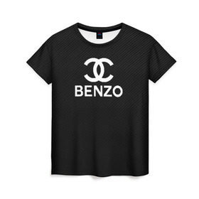 Женская футболка 3D с принтом BENZO GANG ( CARBON ) в Белгороде, 100% полиэфир ( синтетическое хлопкоподобное полотно) | прямой крой, круглый вырез горловины, длина до линии бедер | Тематика изображения на принте: bbt | benzo | benzo gang | big baby tape | carbon | ббт | бензо | карбон