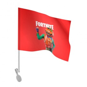 Флаг для автомобиля с принтом Fortnite (Tomato) в Белгороде, 100% полиэстер | Размер: 30*21 см | fortnite | game | like | mem | skin | skins | tomato | помидор | скин | томат | форнайн | форнайт | фортнайн | фортнайт