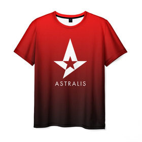 Мужская футболка 3D с принтом ASTRALIS в Белгороде, 100% полиэфир | прямой крой, круглый вырез горловины, длина до линии бедер | Тематика изображения на принте: 