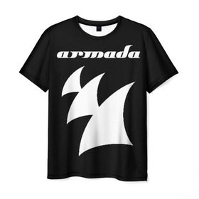 Мужская футболка 3D с принтом Armada Music в Белгороде, 100% полиэфир | прямой крой, круглый вырез горловины, длина до линии бедер | armada | armada music | armin | armin van buuren | van buuren