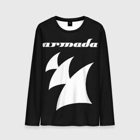 Мужской лонгслив 3D с принтом Armada Music в Белгороде, 100% полиэстер | длинные рукава, круглый вырез горловины, полуприлегающий силуэт | Тематика изображения на принте: armada | armada music | armin | armin van buuren | van buuren