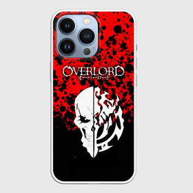 Чехол для iPhone 13 Pro с принтом Overlord Skull red в Белгороде,  |  | Тематика изображения на принте: albedo | anime | momonga | narberal | overlord | shalltear. | альбедо | аниме | клементина | момонга | набэ | оверлорд | шалтир