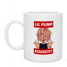 Кружка с принтом Lil Pump в Белгороде, керамика | объем — 330 мл, диаметр — 80 мм. Принт наносится на бока кружки, можно сделать два разных изображения | esskeetit | gazzy garcia | gucci gang | lil pump | lilpump | газзи гарсия | лил памп | рэп | рэпер | эшкере