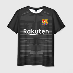 Мужская футболка 3D с принтом Barcelona away gk 19-20 в Белгороде, 100% полиэфир | прямой крой, круглый вырез горловины, длина до линии бедер | barcelona | champions league | spain | ter stegen | барселона | испания | лига чемпионов | тер штеген