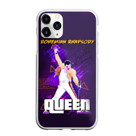 Чехол для iPhone 11 Pro матовый с принтом Queen в Белгороде, Силикон |  | bohemian | brian | freddie | john | mercury | must go on | queen | rhapsody | roger | taylor | the miracle | the show | богемская | рапсодия | роджер тейлор | фредди меркьюри