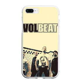 Чехол для iPhone 7Plus/8 Plus матовый с принтом Volbeat в Белгороде, Силикон | Область печати: задняя сторона чехла, без боковых панелей | groove metal | hardcore | psychobilly | volbeat | волбит