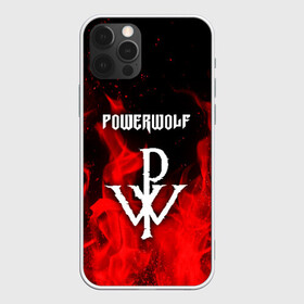 Чехол для iPhone 12 Pro с принтом POWERWOLF в Белгороде, силикон | область печати: задняя сторона чехла, без боковых панелей | Тематика изображения на принте: powerwolf | wolf | метал | пауэр метал. | повервольф | поверфульф | рок | хэви металб