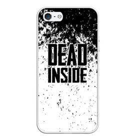 Чехол для iPhone 5/5S матовый с принтом Dead Inside в Белгороде, Силикон | Область печати: задняя сторона чехла, без боковых панелей | dead | dota | inside | аниме | внутри | гуль | дэд | инсайд | мертвец | мертвый | токийский