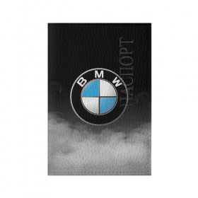 Обложка для паспорта матовая кожа с принтом BMW в Белгороде, натуральная матовая кожа | размер 19,3 х 13,7 см; прозрачные пластиковые крепления | bmw | bmw performance | m | motorsport | performance | бмв | моторспорт