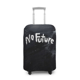 Чехол для чемодана 3D с принтом ТЬМА - No Future в Белгороде, 86% полиэфир, 14% спандекс | двустороннее нанесение принта, прорези для ручек и колес | 1921 | 1953 | 1986 | 2019 | 2052 | dark | future | jonas | logo | mikkel | mundus | no future | portal | sic | будущего | йонас | лого | логотип | миккель | надпись | нет | портал | сериал | сериалы | символ | тьма