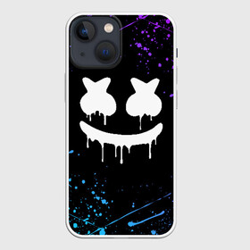 Чехол для iPhone 13 mini с принтом MARSHMELLO КРАСКИ И НИЧЕГО ЛИШНЕГО   СМАЙЛ   МАРШМЕЛЛО в Белгороде,  |  | america | dj | marshmello | usa | америка | маршмелло