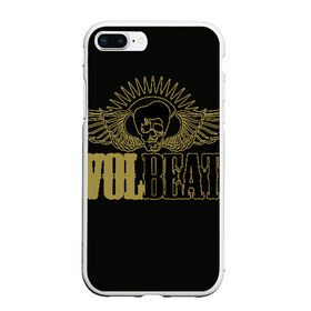 Чехол для iPhone 7Plus/8 Plus матовый с принтом Volbeat в Белгороде, Силикон | Область печати: задняя сторона чехла, без боковых панелей | groove metal | hardcore | psychobilly | volbeat | волбит