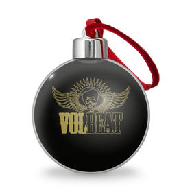 Ёлочный шар с принтом Volbeat в Белгороде, Пластик | Диаметр: 77 мм | groove metal | hardcore | psychobilly | volbeat | волбит