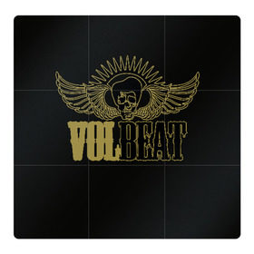 Магнитный плакат 3Х3 с принтом Volbeat в Белгороде, Полимерный материал с магнитным слоем | 9 деталей размером 9*9 см | groove metal | hardcore | psychobilly | volbeat | волбит