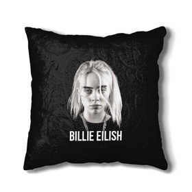 Подушка 3D с принтом BILLIE EILISH в Белгороде, наволочка – 100% полиэстер, наполнитель – холлофайбер (легкий наполнитель, не вызывает аллергию). | состоит из подушки и наволочки. Наволочка на молнии, легко снимается для стирки | Тематика изображения на принте: ayelish | bad guy | bellyache | bilie eilish | bilie elish | billie | billie eilish | eilish | electronic | elish | music | били айлиш | билли айлиш | эйлиш | элиш