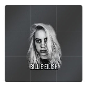 Магнитный плакат 3Х3 с принтом BILLIE EILISH в Белгороде, Полимерный материал с магнитным слоем | 9 деталей размером 9*9 см | ayelish | bad guy | bellyache | bilie eilish | bilie elish | billie | billie eilish | eilish | electronic | elish | music | били айлиш | билли айлиш | эйлиш | элиш