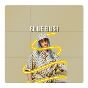 Магнитный плакат 3Х3 с принтом BILLIE EILISH в Белгороде, Полимерный материал с магнитным слоем | 9 деталей размером 9*9 см | ayelish | bad guy | bellyache | bilie eilish | bilie elish | billie | billie eilish | eilish | electronic | elish | music | били айлиш | билли айлиш | эйлиш | элиш