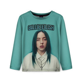 Детский лонгслив 3D с принтом BILLIE EILISH в Белгороде, 100% полиэстер | длинные рукава, круглый вырез горловины, полуприлегающий силуэт
 | ayelish | bad guy | bellyache | bilie eilish | bilie elish | billie | billie eilish | eilish | electronic | elish | music | били айлиш | билли айлиш | эйлиш | элиш