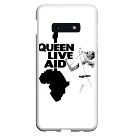 Чехол для Samsung S10E с принтом Queen LIVE AID в Белгороде, Силикон | Область печати: задняя сторона чехла, без боковых панелей | Тематика изображения на принте: bohemian | brian | freddie | john | mercury | must go on | queen | rhapsody | roger | taylor | the miracle | the show | богемская | рапсодия | роджер тейлор | фредди меркьюри