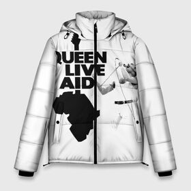 Мужская зимняя куртка 3D с принтом Queen LIVE AID в Белгороде, верх — 100% полиэстер; подкладка — 100% полиэстер; утеплитель — 100% полиэстер | длина ниже бедра, свободный силуэт Оверсайз. Есть воротник-стойка, отстегивающийся капюшон и ветрозащитная планка. 

Боковые карманы с листочкой на кнопках и внутренний карман на молнии. | bohemian | brian | freddie | john | mercury | must go on | queen | rhapsody | roger | taylor | the miracle | the show | богемская | рапсодия | роджер тейлор | фредди меркьюри