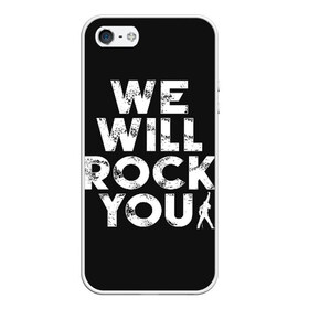 Чехол для iPhone 5/5S матовый с принтом We Will Rock You в Белгороде, Силикон | Область печати: задняя сторона чехла, без боковых панелей | bohemian | brian | freddie | john | mercury | must go on | queen | rhapsody | roger | taylor | the miracle | the show | богемская | рапсодия | роджер тейлор | фредди меркьюри