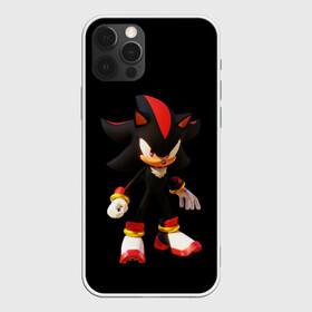 Чехол для iPhone 12 Pro Max с принтом Shadow в Белгороде, Силикон |  | hedgehog | metal sonic | shadow | silver | silver the hedgehog | sonic | sonic boom | sonic the hedgehog | еж | ёж сонник | ежик | игры | соник | фильмы | черный соник | шедоу