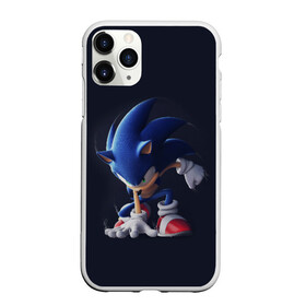 Чехол для iPhone 11 Pro матовый с принтом Sonic в Белгороде, Силикон |  | 2020 | boom | metal | silver | silver the hedgehog | sonic | sonic 2020 | sonic the | еж | ёж сонник | ежик | игры | кино | мультфильм | соник фильм | фильмы