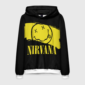 Мужская толстовка 3D с принтом Nirvana в Белгороде, 100% полиэстер | двухслойный капюшон со шнурком для регулировки, мягкие манжеты на рукавах и по низу толстовки, спереди карман-кенгуру с мягким внутренним слоем. | bleach | blew | cobain | dave | geffen | hormoaning | in utero | incesticide | krist | kurt | nevermind | nirvana | novoselic | rock | vevo | геффен | курт кобейн | нирвана | рок