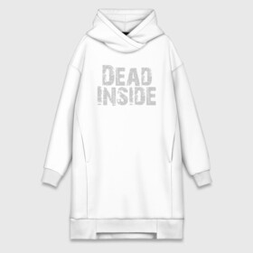 Платье-худи хлопок с принтом Dead inside в Белгороде,  |  | dead inside | dont open | гуль | дед инсайт | дединсайт | дэд инсайт | дэдинсайт | интроверт | кен канеки | мертв внутри | мертвый внутри