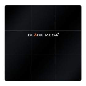 Магнитный плакат 3Х3 с принтом BLACK MESA в Белгороде, Полимерный материал с магнитным слоем | 9 деталей размером 9*9 см | black mesa | city 17 | combine guard | gordon freeman | half life | source | valve | гордон фримен | халф лайф