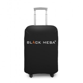 Чехол для чемодана 3D с принтом BLACK MESA в Белгороде, 86% полиэфир, 14% спандекс | двустороннее нанесение принта, прорези для ручек и колес | black mesa | city 17 | combine guard | gordon freeman | half life | source | valve | гордон фримен | халф лайф