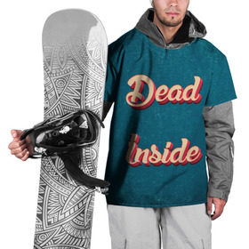 Накидка на куртку 3D с принтом Dead inside в Белгороде, 100% полиэстер |  | Тематика изображения на принте: dead inside | дед инсайд