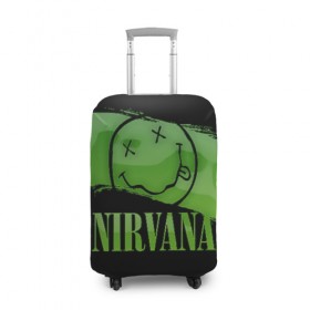 Чехол для чемодана 3D с принтом Nirvana в Белгороде, 86% полиэфир, 14% спандекс | двустороннее нанесение принта, прорези для ручек и колес | bleach | blew | cobain | dave | geffen | hormoaning | in utero | incesticide | krist | kurt | nevermind | nirvana | novoselic | rock | vevo | геффен | курт кобейн | нирвана | рок