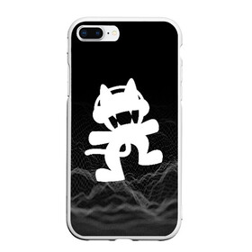 Чехол для iPhone 7Plus/8 Plus матовый с принтом MONSTERCAT в Белгороде, Силикон | Область печати: задняя сторона чехла, без боковых панелей | cat | monster | monster cat | monstercat | кот | монстеркет