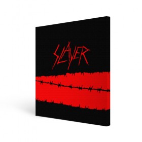 Холст квадратный с принтом SLAYER (7) в Белгороде, 100% ПВХ |  | metal | music | rock | slayer | метал | музыка | рок