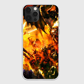 Чехол для iPhone 12 Pro с принтом WARHAMMER 40K в Белгороде, силикон | область печати: задняя сторона чехла, без боковых панелей | abaddon | armada | battlefleet gothic | black legion | warhammer 40k | абаддон | чёрный легион